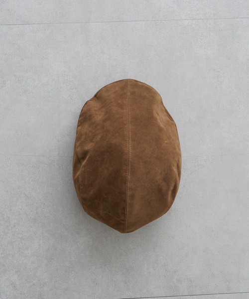 RAY CASSIN(レイカズン)の「スエードハンチング(ハンチング/ベレー帽・レディース・キャメル/ブラウン・FREE)」の4枚目の写真