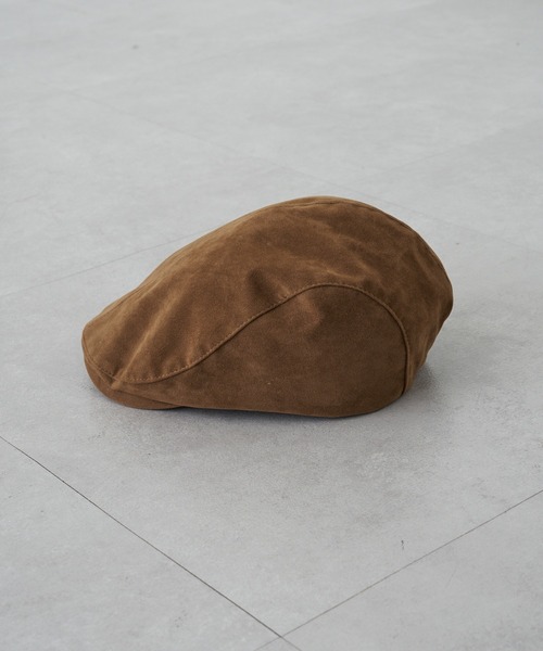 RAY CASSIN(レイカズン)の「スエードハンチング(ハンチング/ベレー帽・レディース・キャメル/ブラウン・FREE)」の5枚目の写真