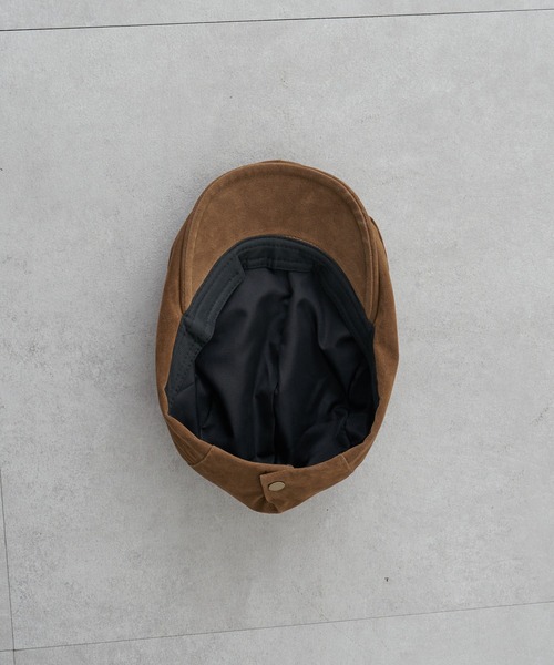 RAY CASSIN(レイカズン)の「スエードハンチング(ハンチング/ベレー帽・レディース・キャメル/ブラウン・FREE)」の7枚目の写真