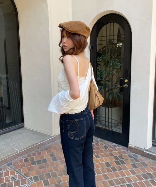 RAY CASSIN(レイカズン)の「スエードハンチング(ハンチング/ベレー帽・レディース・キャメル/ブラウン・FREE)」の21枚目の写真