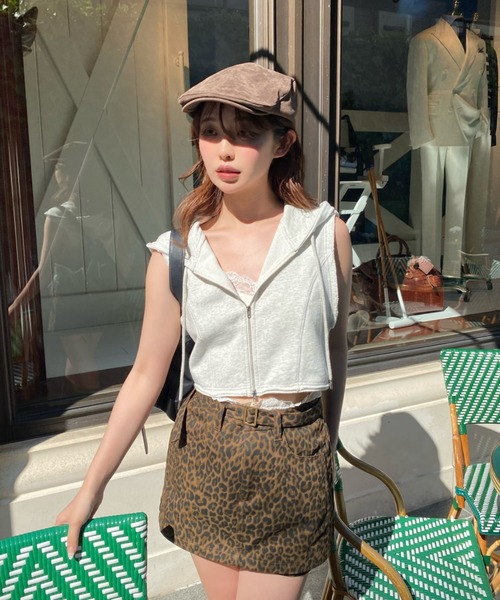 RAY CASSIN(レイカズン)の「スエードハンチング(ハンチング/ベレー帽・レディース・キャメル/ブラウン・FREE)」の12枚目の写真