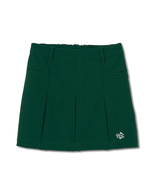 Pacific GOLF CLUB（パシフィックゴルフクラブ）の「PLEATED SKIRT（スカート・レディース・グリーン/アイボリー/ブラック・S）」の9枚目の写真