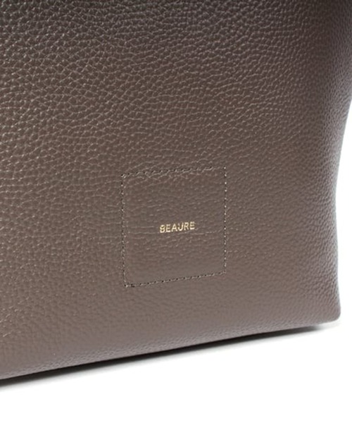 Beau're（ヴュレ）の「【BEAURE】B-25343　ジャストサイズミニトートバッグ（ハンドバッグ・レディース・ベージュ/シルバー/グレー/ブラック・FREE）」の13枚目の写真