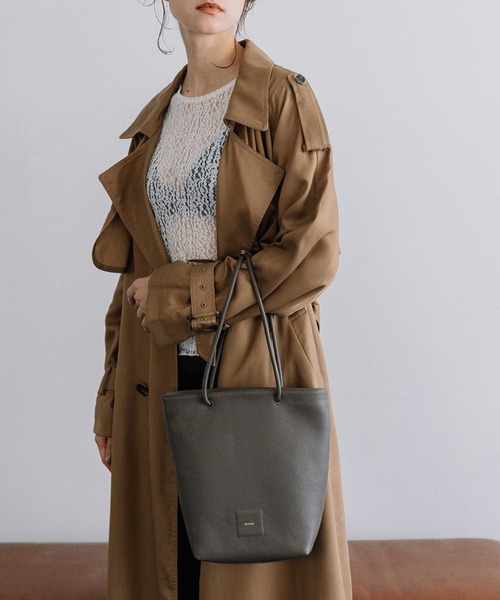 Beau're（ヴュレ）の「【BEAURE】B-25343　ジャストサイズミニトートバッグ（ハンドバッグ・レディース・ベージュ/シルバー/グレー/ブラック・FREE）」の21枚目の写真