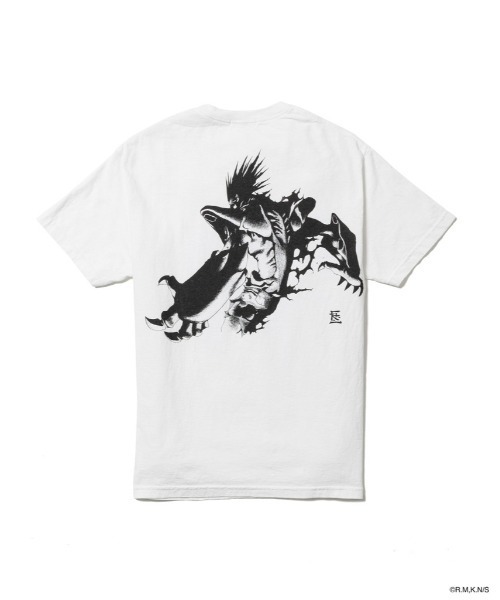 F-LAGSTUF-F(フラグスタフ)の「SS TEE3(xARMS)(Tシャツ/カットソー・メンズ・ブラック/ホワイト・L/M)」の3枚目の写真