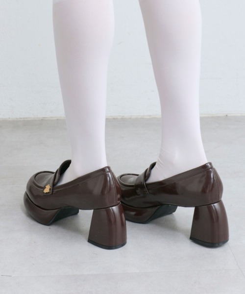 OLIVE des OLIVE（オリーブデオリーブ）の「エンブレム付きローファー（ローファー・レディース・ブラック/ブラウン・LARGE/MEDIUM/SMALL）」の13枚目の写真