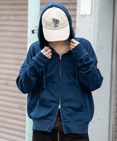 WEGO(ウィゴー)の「WEGO/コンパクトフィットダブルZIPパーカー(パーカー・メンズ・ネイビー/ブラック/杢グレー/ブルー/レッド/ブラウン・MEDIUM/LARGE)」の11枚目の写真