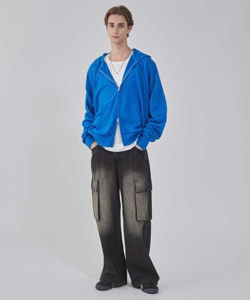 WHFヴィントハーガー　2セット セール】WEGO/【25年秋冬新作】コンパクトフィットダブルZIPパーカー