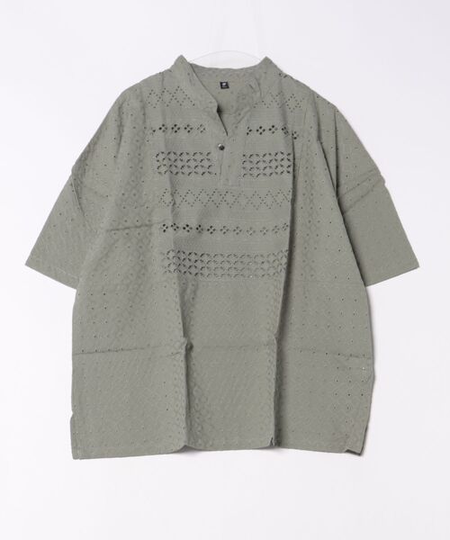チャイハネ(チャイハネ)の「【チャイハネ】サーランMEN'Sトップス(その他トップス・メンズ・ブラック/グリーン/ホワイト・FREE)」の3枚目の写真
