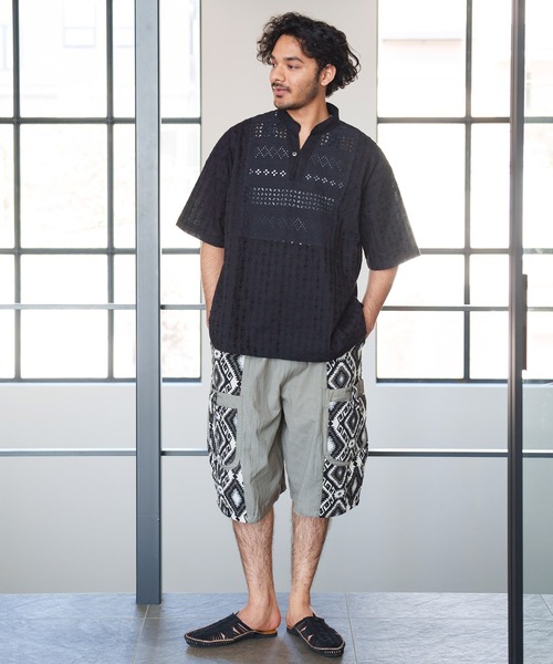 チャイハネ(チャイハネ)の「【チャイハネ】サーランMEN'Sトップス(その他トップス・メンズ・ブラック/グリーン/ホワイト・FREE)」の8枚目の写真
