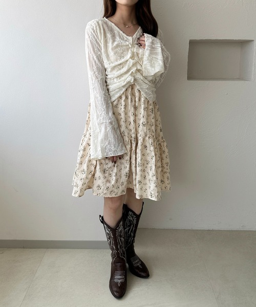 apres jour clair（アプレジュールクレア）の「【apres jour clair】アソートレースシアーカーディガン（カーディガン/ボレロ・レディース・ホワイト系その他/アイボリー/ホワイト系その他2・フリー/X-LARGE）」の17枚目の写真