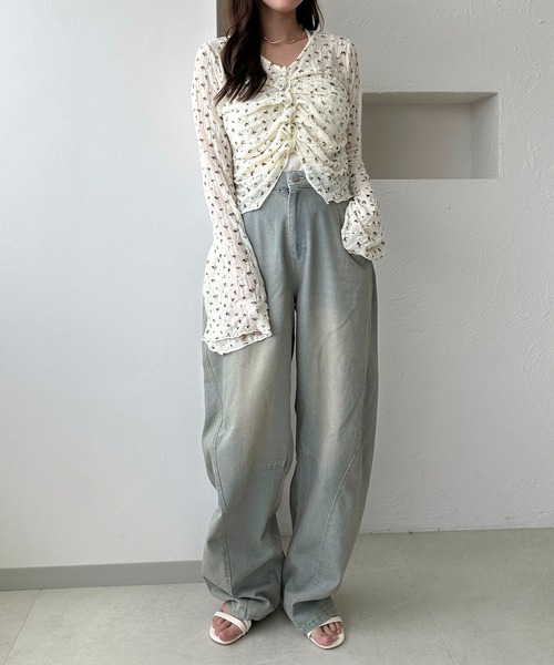 apres jour clair（アプレジュールクレア）の「【apres jour clair】アソートレースシアーカーディガン（カーディガン/ボレロ・レディース・ホワイト系その他/アイボリー/ホワイト系その他2・フリー/X-LARGE）」の11枚目の写真