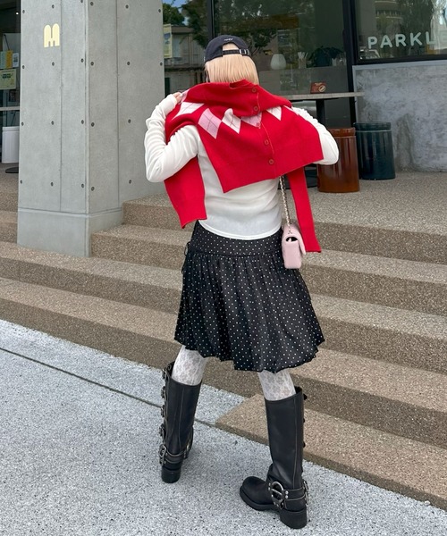 Alley Tokyo(アリートーキョー)の「シアーベロアTOPS(その他トップス・レディース・アイボリー/チャコール・FREE)」の19枚目の写真