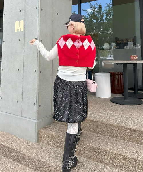 Alley Tokyo(アリートーキョー)の「シアーベロアTOPS(その他トップス・レディース・アイボリー/チャコール・FREE)」の18枚目の写真