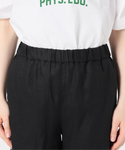 JOURNAL STANDARD relume（ジャーナルスタンダード　レリューム）の「《一部WEB限定追加5》麻スリットイージーパンツ（その他パンツ・レディース・ブラック/ブラウン/ベージュ/ブルー/ライトブルー/オレンジ/ピンク・36/38）」の11枚目の写真