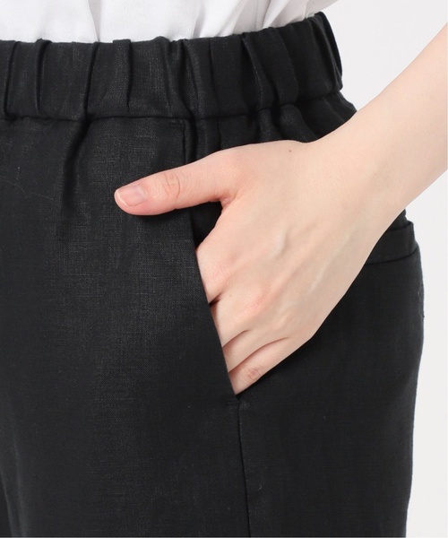 JOURNAL STANDARD relume（ジャーナルスタンダード　レリューム）の「《一部WEB限定追加5》麻スリットイージーパンツ（その他パンツ・レディース・ブラック/ブラウン/ベージュ/ブルー/ライトブルー/オレンジ/ピンク・36/38）」の15枚目の写真