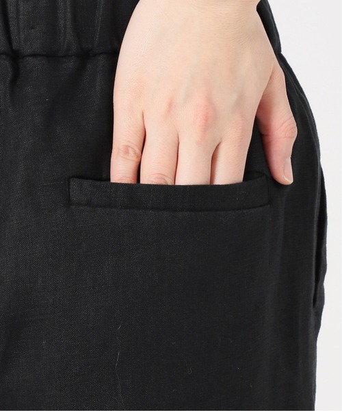 JOURNAL STANDARD relume（ジャーナルスタンダード　レリューム）の「《一部WEB限定追加5》麻スリットイージーパンツ（その他パンツ・レディース・ブラック/ブラウン/ベージュ/ブルー/ライトブルー/オレンジ/ピンク・36/38）」の16枚目の写真