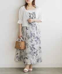 CLETTE（クレット）の「花柄フリルキャミワンピース（ワンピース・レディース）」