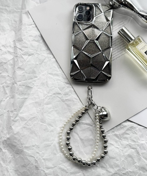 NOLITA LABORATORY（ノリータラボラトリー）の「【 NOLITA / ノリータ 】3WAYパール ハートチャーム 付き カラビナ ストラップ スマホ バッグ キーホルダー 対応 バッグチャーム（チャーム・レディース・グリーン/レッド/アイボリー/ピンク/ブラック/ピンク系その他/パープル/グレー・FREE）」の12枚目の写真