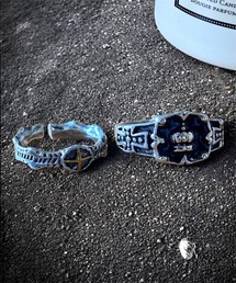 1004ST（イチマルマルヨンエスティー）の「2SET メンズ シルバーリング 指輪（リング）」