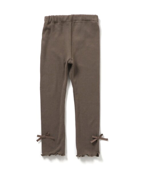 Seraph（セラフ）の「【ジュニア対応】もちもちメロウレギンス（レギンス/スパッツ・キッズ・アイボリー/チャコール/ネイビー/ブラウン/ピンク・80/90/100/110/120/130/140）」の3枚目の写真