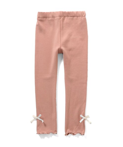 Seraph（セラフ）の「【ジュニア対応】もちもちメロウレギンス（レギンス/スパッツ・キッズ・アイボリー/チャコール/ネイビー/ブラウン/ピンク・80/90/100/110/120/130/140）」の5枚目の写真