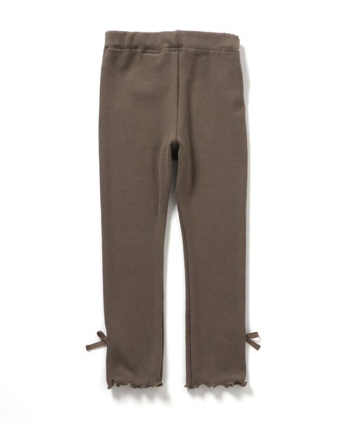 Seraph（セラフ）の「【ジュニア対応】もちもちメロウレギンス（レギンス/スパッツ・キッズ・アイボリー/チャコール/ネイビー/ブラウン/ピンク・80/90/100/110/120/130/140）」の10枚目の写真