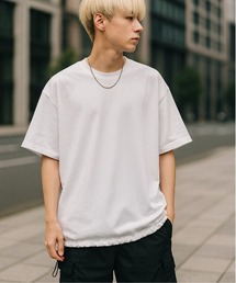 STYLE NUMBER（スタイルナンバー）の「United Athle 6.5オンス ファインジャージー リラックスフィット Tシャツ（裾ドローコード）（Tシャツ/カットソー）」