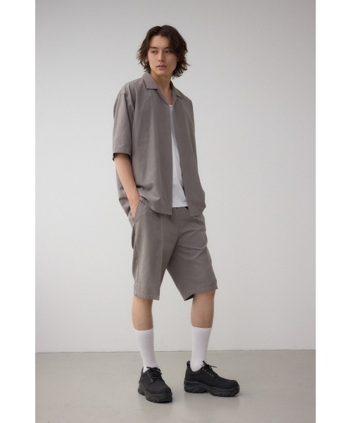 AZUL by moussy(アズールバイマウジー)の「C/Tフェイクスウェードショートパンツセットアップ(テーラードジャケット・メンズ・グレー/ブラック・MEDIUM/LARGE)」の22枚目の写真