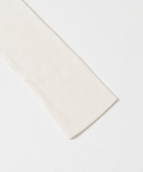URBAN RESEARCH ROSSO WOMEN（アーバンリサーチ　ロッソ）の「シルク混リブデザインニット（ニット/セーター・レディース・ホワイト系その他/ホワイト/ネイビー/グレー・FREE）」の8枚目の写真