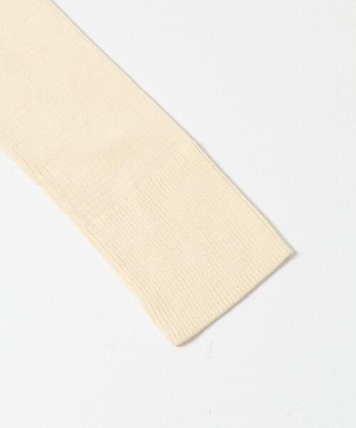 URBAN RESEARCH ROSSO WOMEN（アーバンリサーチ　ロッソ）の「シルク混リブデザインニット（ニット/セーター・レディース・ホワイト系その他/ホワイト/ネイビー/グレー・FREE）」の12枚目の写真