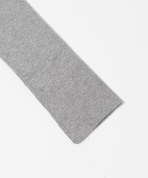 URBAN RESEARCH ROSSO WOMEN（アーバンリサーチ　ロッソ）の「シルク混リブデザインニット（ニット/セーター・レディース・ホワイト系その他/ホワイト/ネイビー/グレー・FREE）」の16枚目の写真