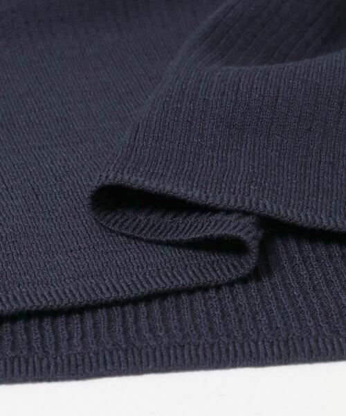 URBAN RESEARCH ROSSO WOMEN（アーバンリサーチ　ロッソ）の「シルク混リブデザインニット（ニット/セーター・レディース・ホワイト系その他/ホワイト/ネイビー/グレー・FREE）」の8枚目の写真