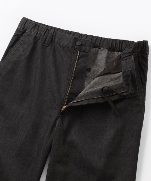 無印良品（ムジルシリョウヒン）の「紳士　洗いざらしデニムイージーパンツ　黒（デニムパンツ・メンズ・ブラック・S/M/L/XL）」の2枚目の写真