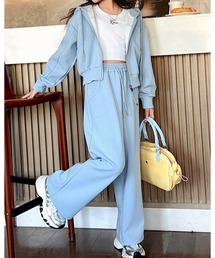 CHEER（チアー）の「切り替えストレッチパーカーセットアップ（セットアップ）」