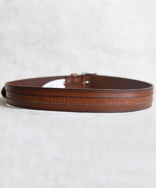 TOMMY HILFIGER（トミーヒルフィガー）の「TOMMY HILFIGER レザーベルト（ベルト・メンズ・タン・40/38/36）」の4枚目の写真