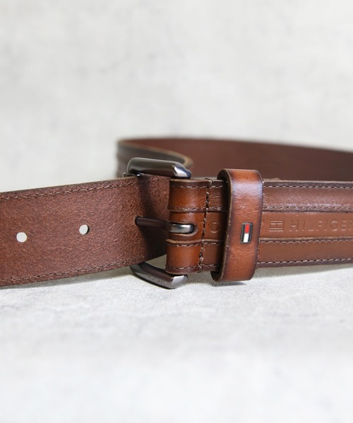 TOMMY HILFIGER（トミーヒルフィガー）の「TOMMY HILFIGER レザーベルト（ベルト・メンズ・タン・40/38/36）」の7枚目の写真