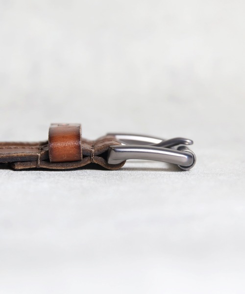 TOMMY HILFIGER（トミーヒルフィガー）の「TOMMY HILFIGER レザーベルト（ベルト・メンズ・タン・40/38/36）」の8枚目の写真