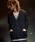 Casper JohniLXp[Wj́uBirds eye V-neck cardigan/o[YACVlbNJ[fBKiJ[fBK/{jvbubN