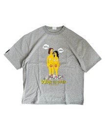 TALKING ABOUT THE ABSTRACTION（トーキング　アバウト　ジ　アブストラクション）の「【TALKING ABOUT THE ABSTRACTION】IF series WAR IS OVER / グレー [2526AW-T-00（Tシャツ/カットソー）」