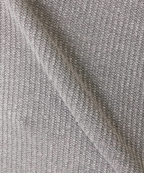 MEN'S MELROSE(メンズメルローズ)の「リンクスストライプ フェイクレイヤーキーネックTシャツ(Tシャツ/カットソー・メンズ・グレー/ブラウン/ネイビー・3/4/2)」の8枚目の写真