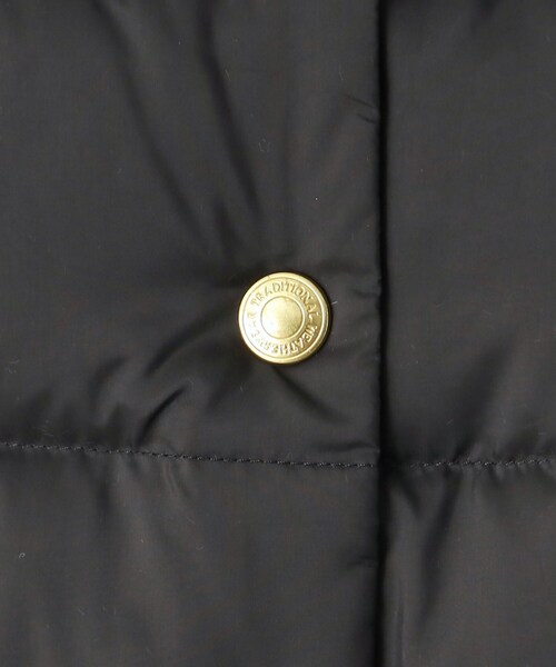 Traditional Weatherwear(トラディショナルウェザーウェア)の「Traditional Weatherwear(トラディショナル ウェザーウェア)ARKLEY ロングダウンジャケット(ダウンジャケット/コート・レディース・ブラック/ベージュ・02/01)」の8枚目の写真