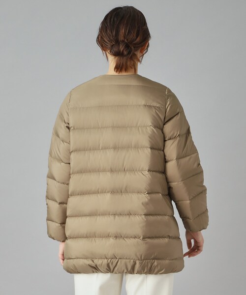 Traditional Weatherwear(トラディショナルウェザーウェア)の「Traditional Weatherwear(トラディショナル ウェザーウェア)ARKLEY ロングダウンジャケット(ダウンジャケット/コート・レディース・ブラック/ベージュ・02/01)」の11枚目の写真