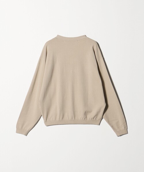 CITEN（シテン）の「＜CITEN＞ハイゲージニットVネックカーディガン（カーディガン/ボレロ・メンズ・ブラック/ベージュ・L/M）」の11枚目の写真