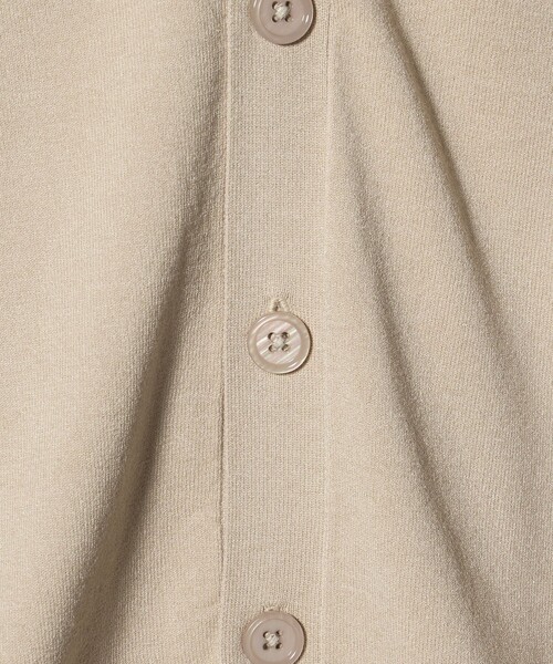 CITEN（シテン）の「＜CITEN＞ハイゲージニットVネックカーディガン（カーディガン/ボレロ・メンズ・ブラック/ベージュ・L/M）」の15枚目の写真