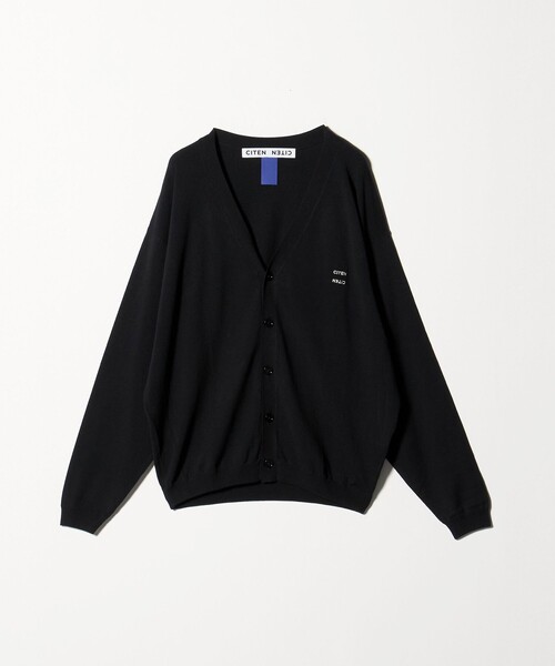 CITEN（シテン）の「＜CITEN＞ハイゲージニットVネックカーディガン（カーディガン/ボレロ・メンズ・ブラック/ベージュ・L/M）」の16枚目の写真