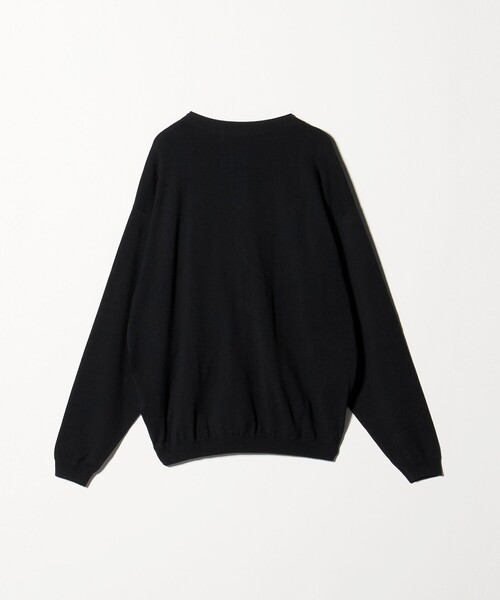 CITEN（シテン）の「＜CITEN＞ハイゲージニットVネックカーディガン（カーディガン/ボレロ・メンズ・ブラック/ベージュ・L/M）」の17枚目の写真