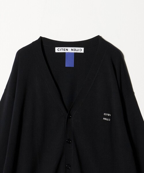 CITEN（シテン）の「＜CITEN＞ハイゲージニットVネックカーディガン（カーディガン/ボレロ・メンズ・ブラック/ベージュ・L/M）」の18枚目の写真