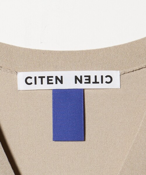 CITEN（シテン）の「＜CITEN＞ハイゲージニットVネックカーディガン（カーディガン/ボレロ・メンズ・ブラック/ベージュ・L/M）」の21枚目の写真