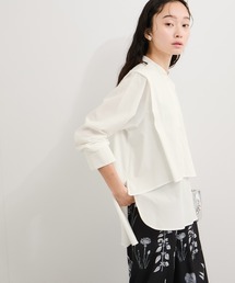 LE CERCLE par rope' | ブロード2WAYヘムタックブラウス(シャツ/ブラウス)